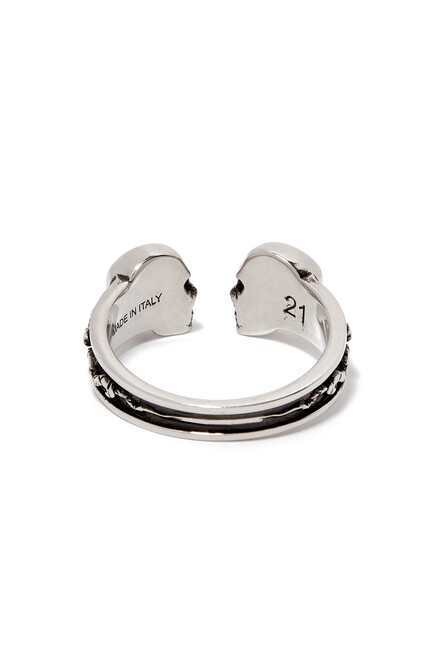 Twin Skull Ring